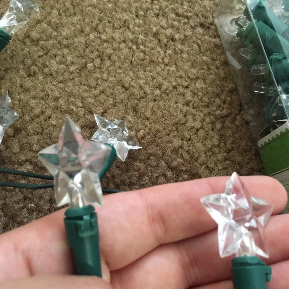 NWT Fun festive 20 warm white LED lights holiday